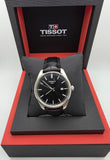 Buy Shop Tissot PR 100 Black Dial Black Leather Strap Watch for Men - T150.410.16.051.00 USA Online