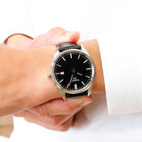 Buy Shop Tissot PR 100 Black Dial Black Leather Strap Watch for Men - T150.410.16.051.00 USA Online