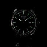 Buy Shop Tissot PR 100 Black Dial Black Leather Strap Watch for Men - T150.410.16.051.00 USA Online