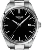 Buy Shop Tissot PR 100 Black Dial Silver Steel Strap Watch for Men - T150.410.11.051.00 USA Online