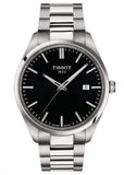 Buy Shop Tissot PR 100 Black Dial Silver Steel Strap Watch for Men - T150.410.11.051.00 USA Online