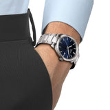 Buy Shop Tissot PR 100 Blue Dial Silver Steel Strap Watch for Men - T150.410.11.041.00 USA Online
