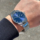 Buy Shop Tissot PR 100 Blue Dial Silver Steel Strap Watch for Men - T150.410.11.041.00 USA Online