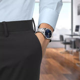 Buy Shop Tissot PR 100 Blue Dial Silver Steel Strap Watch for Men - T150.410.11.041.00 USA Online