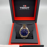 Buy Shop Tissot PR 100 Blue Dial Two Tone Steel Strap Watch for Men - T150.410.22.041.00 USA Online