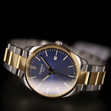 Buy Shop Tissot PR 100 Blue Dial Two Tone Steel Strap Watch for Men - T150.410.22.041.00 USA Online