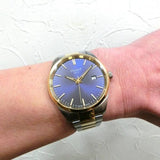 Buy Shop Tissot PR 100 Blue Dial Two Tone Steel Strap Watch for Men - T150.410.22.041.00 USA Online