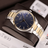 Buy Shop Tissot PR 100 Blue Dial Two Tone Steel Strap Watch for Men - T150.410.22.041.00 USA Online