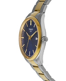 Buy Shop Tissot PR 100 Blue Dial Two Tone Steel Strap Watch for Men - T150.410.22.041.00 USA Online