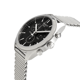 Buy Shop Tissot PR 100 Chronograph Black Dial Silver Mesh Bracelet Watch For Men - T101.417.11.051.01 USA Online