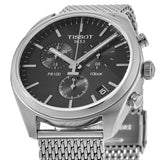 Buy Shop Tissot PR 100 Chronograph Black Dial Silver Mesh Bracelet Watch For Men - T101.417.11.051.01 USA Online