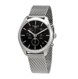 Buy Shop Tissot PR 100 Chronograph Black Dial Silver Mesh Bracelet Watch For Men - T101.417.11.051.01 USA Online