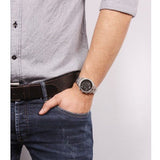 Buy Shop Tissot PR 100 Chronograph Blue Dial Silver Mesh Bracelet Watch for Men - T101.417.11.041.00 USA Online