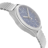 Buy Shop Tissot PR 100 Chronograph Blue Dial Silver Mesh Bracelet Watch for Men - T101.417.11.041.00 USA Online