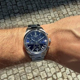 Buy Shop Tissot PR 100 Chronograph Blue Dial Silver Steel Strap Watch for Men - T150.417.11.041.00 USA Online