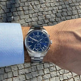 Buy Shop Tissot PR 100 Chronograph Blue Dial Silver Steel Strap Watch for Men - T150.417.11.041.00 USA Online