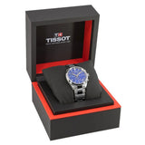Buy Shop Tissot PR 100 Chronograph Blue Dial Silver Steel Strap Watch for Men - T150.417.11.041.00 USA Online