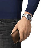 Buy Shop Tissot PR 100 Chronograph Blue Dial Silver Steel Strap Watch for Men - T150.417.11.041.00 USA Online