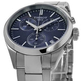 Buy Shop Tissot PR 100 Chronograph Blue Dial Silver Steel Strap Watch for Men - T150.417.11.041.00 USA Online