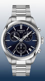 Buy Shop Tissot PR 100 Chronograph Blue Dial Silver Steel Strap Watch for Men - T150.417.11.041.00 USA Online