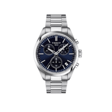 Buy Shop Tissot PR 100 Chronograph Blue Dial Silver Steel Strap Watch for Men - T150.417.11.041.00 USA Online