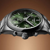 Buy Shop Tissot PR 100 Chronograph Green Dial Silver Steel Strap Watch for Men - T150.417.11.091.00 USA Online