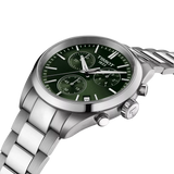 Buy Shop Tissot PR 100 Chronograph Green Dial Silver Steel Strap Watch for Men - T150.417.11.091.00 USA Online