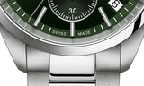 Buy Shop Tissot PR 100 Chronograph Green Dial Silver Steel Strap Watch for Men - T150.417.11.091.00 USA Online