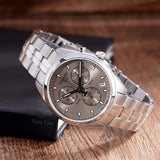 Buy Shop Tissot PR 100 Chronograph Grey Dial Silver Steel Strap Watch for Men - T101.417.11.071.00 USA Online