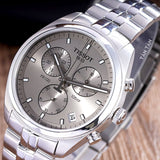 Buy Shop Tissot PR 100 Chronograph Grey Dial Silver Steel Strap Watch for Men - T101.417.11.071.00 USA Online