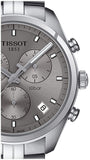 Buy Shop Tissot PR 100 Chronograph Grey Dial Silver Steel Strap Watch for Men - T101.417.11.071.00 USA Online