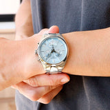 Buy Shop Tissot PR 100 Chronograph Light Blue Dial Silver Steel Strap Watch for Men - T150.417.11.351.00 USA Online
