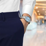 Buy Shop Tissot PR 100 Chronograph Light Blue Dial Silver Steel Strap Watch for Men - T150.417.11.351.00 USA Online