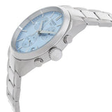 Buy Shop Tissot PR 100 Chronograph Light Blue Dial Silver Steel Strap Watch for Men - T150.417.11.351.00 USA Online