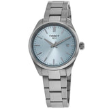 Buy Shop Tissot PR 100 Chronograph Light Blue Dial Silver Steel Strap Watch for Men - T150.417.11.351.00 USA Online