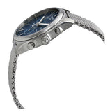 Buy Shop Tissot PR 100 Chronograph Blue Dial Silver Mesh Bracelet Watch for Men - T101.417.11.041.00 USA Online