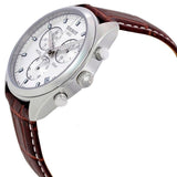 Buy Shop Tissot PR 100 Chronograph Silver Dial Brown Leather Strap Watch for Men - T101.417.16.031.00 USA Online