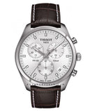 Buy Shop Tissot PR 100 Chronograph Silver Dial Brown Leather Strap Watch for Men - T101.417.16.031.00 USA Online