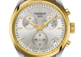 Buy Shop Tissot PR 100 Chronograph Silver Dial Two Tone Steel Strap Watch for Men - T150.417.22.031.00 USA Online