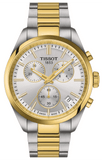 Buy Shop Tissot PR 100 Chronograph Silver Dial Two Tone Steel Strap Watch for Men - T150.417.22.031.00 USA Online