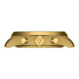 Buy Shop Tissot PR 100 Chronograph White Dial Gold Steel Strap Watch for Men - T150.417.33.031.00 USA Online