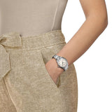 Buy Shop Tissot PR 100 Diamonds Mother of Pearl Dial Silver Steel Strap Watch for Women - T150.210.11.116.00 USA Online