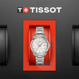 Buy Shop Tissot PR 100 Diamonds Mother of Pearl Dial Silver Steel Strap Watch for Women - T150.210.11.116.00 USA Online