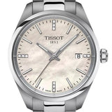 Buy Shop Tissot PR 100 Diamonds Mother of Pearl Dial Silver Steel Strap Watch for Women - T150.210.11.116.00 USA Online