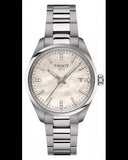 Buy Shop Tissot PR 100 Diamonds Mother of Pearl Dial Silver Steel Strap Watch for Women - T150.210.11.116.00 USA Online