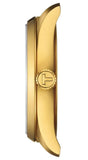 Buy Shop Tissot PR 100 Gold Dial Gold Steel Strap Watch for Women - T150.210.33.021.00 USA Online