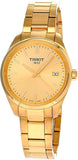 Buy Shop Tissot PR 100 Gold Dial Gold Steel Strap Watch for Women - T150.210.33.021.00 USA Online