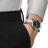 Buy Shop Tissot PR 100 Green Dial Silver Steel Strap Watch for Men - T150.410.11.091.00 USA Online