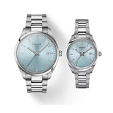 Buy Shop Tissot PR 100 Ice Blue Dial Silver Steel Strap Watch for Men - T150.410.11.351.00 USA Online