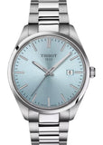 Buy Shop Tissot PR 100 Ice Blue Dial Silver Steel Strap Watch for Men - T150.410.11.351.00 USA Online